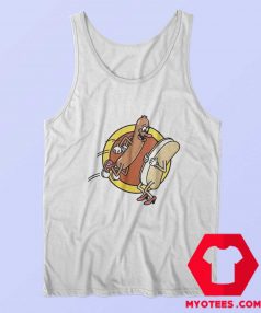 Funny Hot Dog Food Lovers Graphic Tank Top