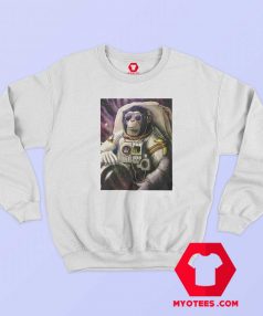 Funny Monkey Chimp In Space Unisex Sweatshirt