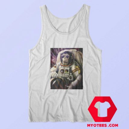 Funny Monkey Chimp In Space Unisex Tank Top