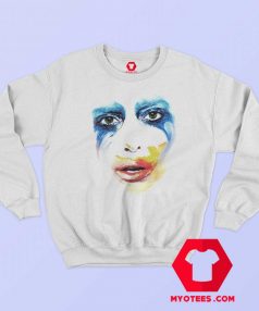 Lady Gaga Applause Tour Artpop Face Sweatshirt