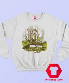 Luke And Yoda Calvin And Hobbes Unisex Sweatshirt