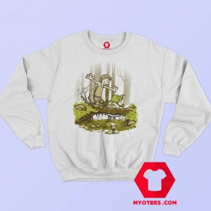 Luke And Yoda Calvin And Hobbes Unisex Sweatshirt