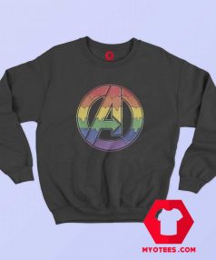 Marvel Avengers Dripping Rainbow Sweatshirt