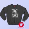 Marvel Deadpool Workout Eat Tacos Sweatshirt