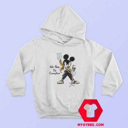 Mickey Mouse Queen We Are The Champions Hoodie