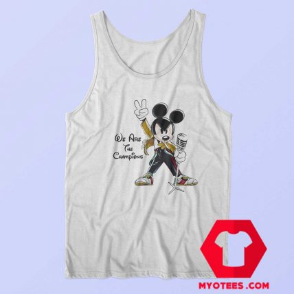 Mickey Mouse Queen We Are The Champions Tank Top