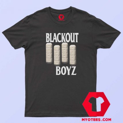 Old Vintage Symbol Blackout Boyz T Shirt