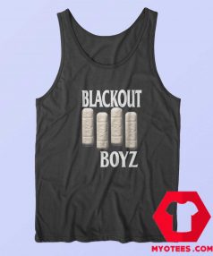 Old Vintage Symbol Blackout Boyz Tank Top