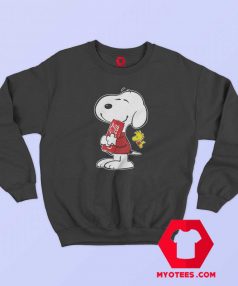 Peanuts Cute Snoopy Drink Coca Cola Sweatshirt