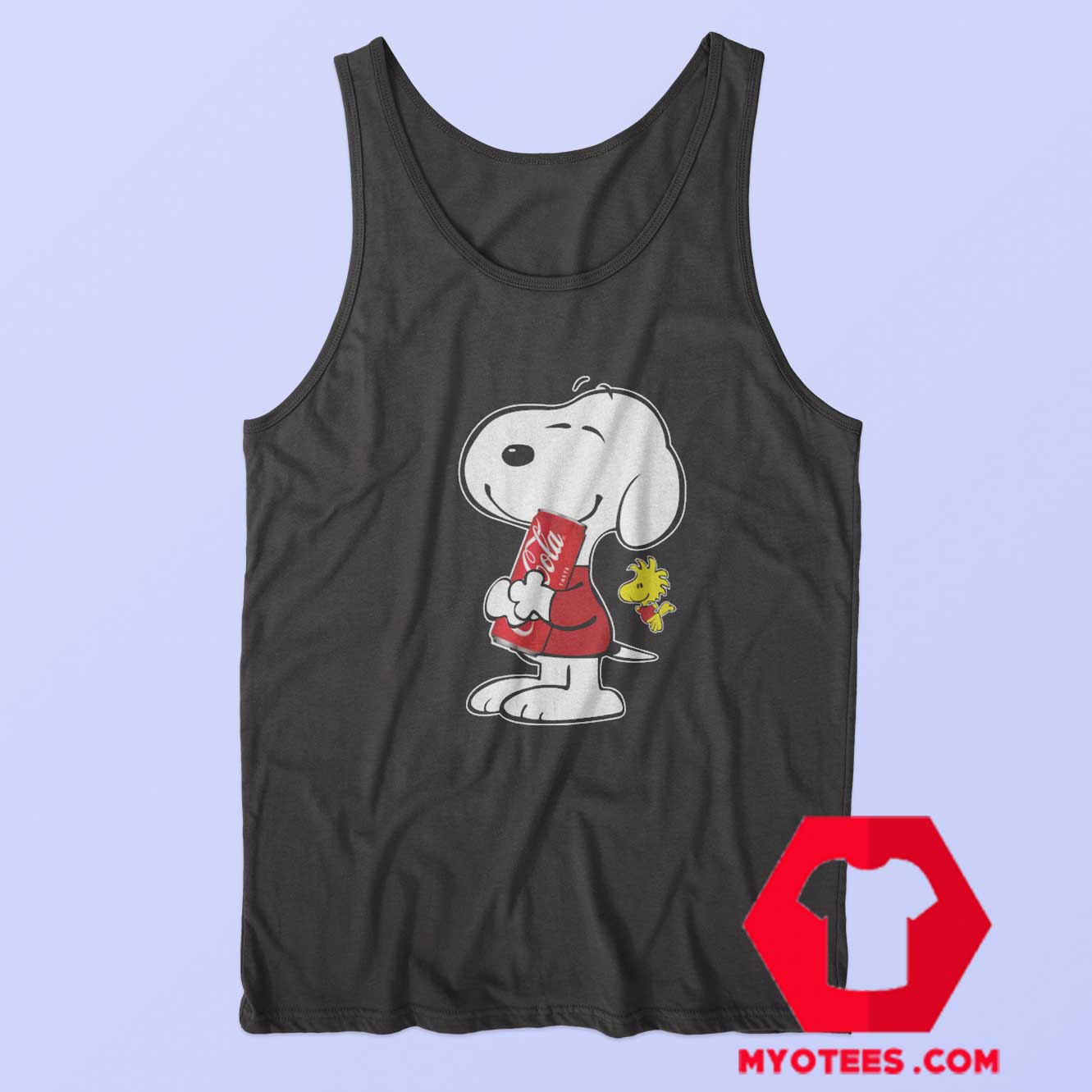 Peanuts Cute Snoopy Drink Coca Cola Tank Top On Sale | MYOTEES