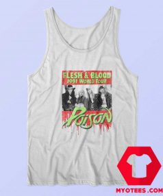 Poison Flesh Blood World Tour 1991 Tank Top