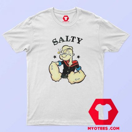 Popeye The Sailor Man Salty Vintage T Shirt