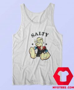 Popeye The Sailor Man Salty Vintage Tank Top