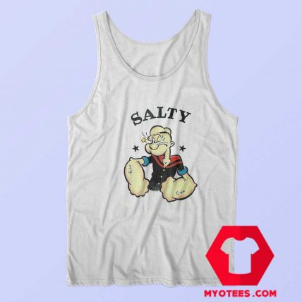 Popeye The Sailor Man Salty Vintage Tank Top