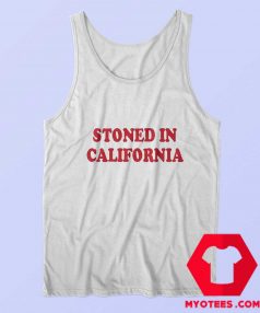 Stoned In California Graphic Custom Tank Top