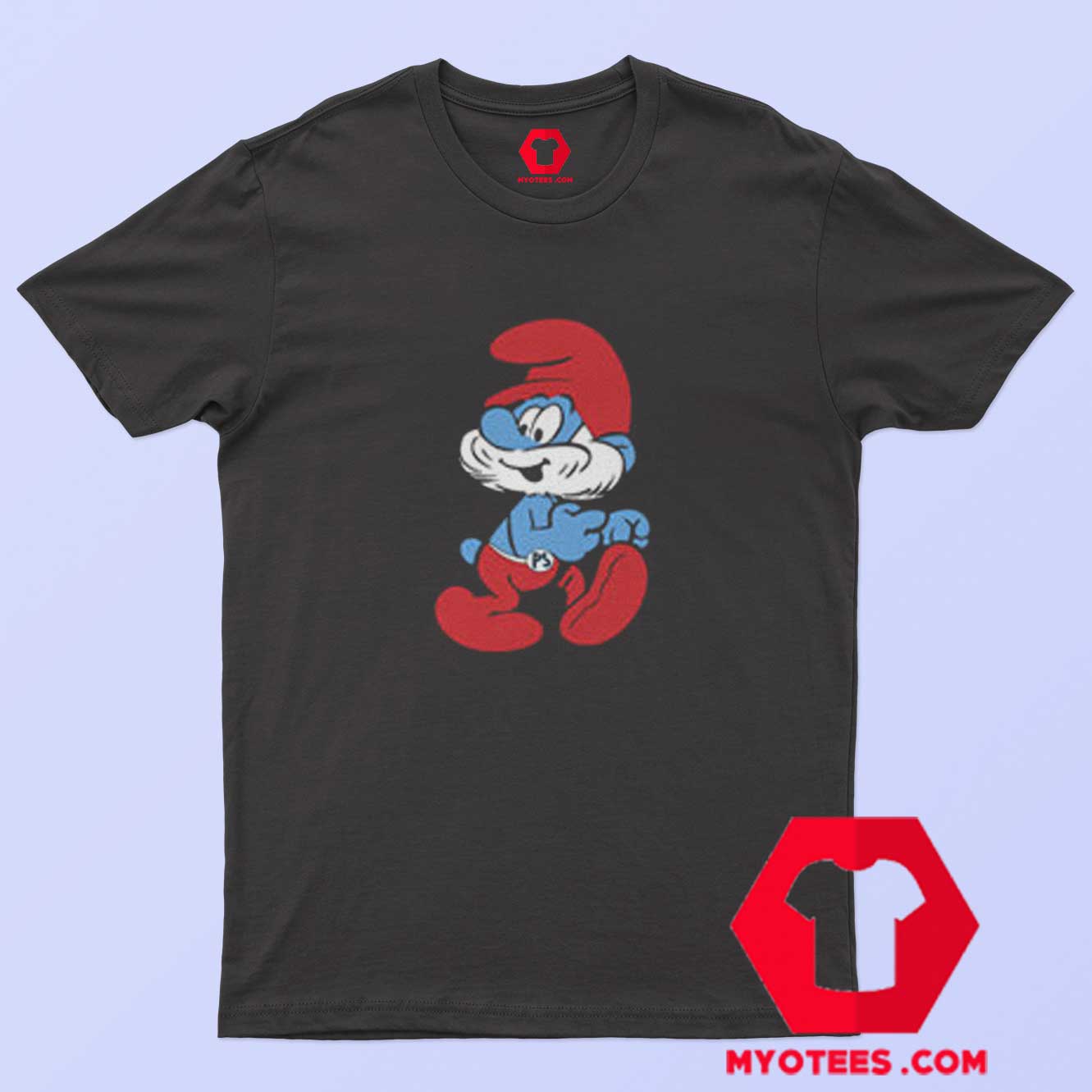 The Smurfs Retro Papa Smurf Unisex T-Shirt Cheap | myotees.com
