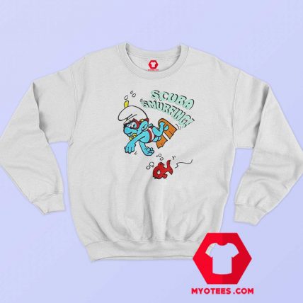 The Smurfs Scuba Smurfing Unisex Sweatshirt