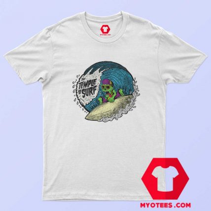 The Tample of Surf Retro Graphic T Shirt