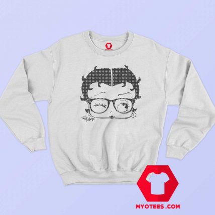 Vintage Betty Boop Dorky Dots Unisex Sweatshirt