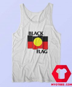 Vintage Black Flag Aboriginal X Flag Tank Top