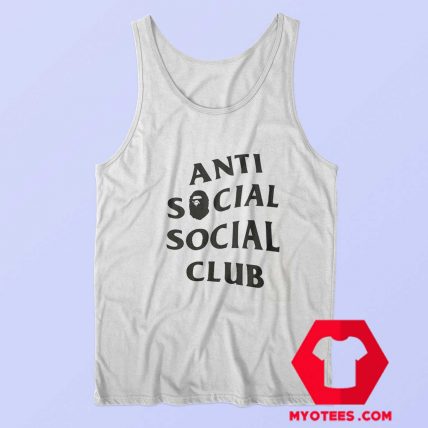 Anti Social Social Club X Bape Collab Graphic Tank Top