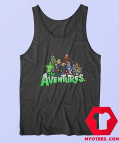 Aventures Superhero Bros Cartoon Parody Tank Top