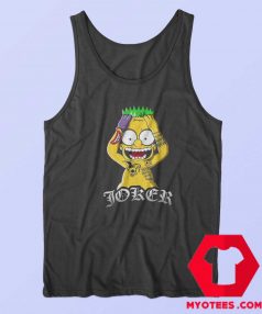 Bart Simpson Joker Batman Parody Tank Top