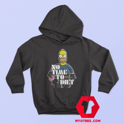 Bart Simpson No Time To Diet Parody Hoodie