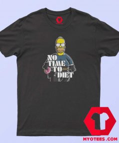 Bart Simpson No Time To Diet Parody T Shirt