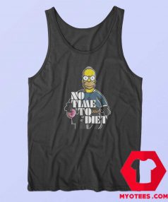 Bart Simpson No Time To Diet Parody Tank Top