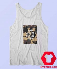 Bathing Ape x Anti Social Club Box Camo Tank Top