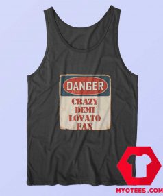 Crazy Demi Lovato Fan Music Artist Vintage Tank Top