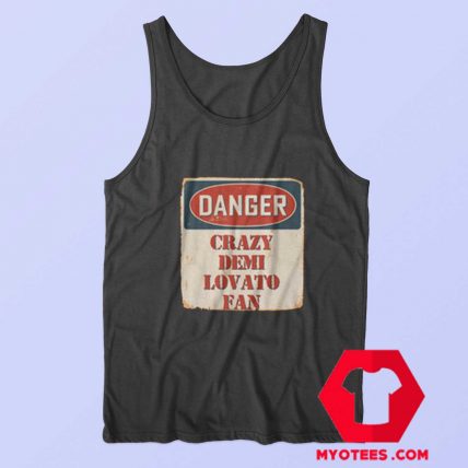 Crazy Demi Lovato Fan Music Artist Vintage Tank Top