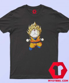 Cute Doraemon Cosplays Super Saiyan DBZ T Shirt