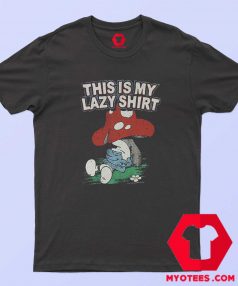 Cute Freeze The Smurfs This is My Lazy Shirt T Shirt