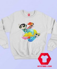 Cute The Powerpuff Girls Spiral Streaks Sweatshirt