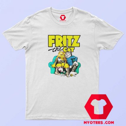 Fritz The Cat Retro Adult Cartoon Fan T Shirt