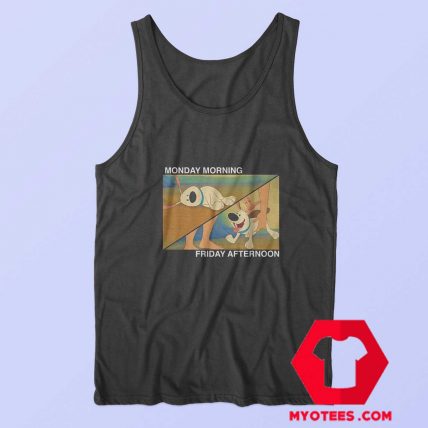 Funny Little Brother Monday Friday Tank Top