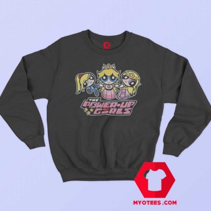 Funny Powepuff Girls Super Mario Unisex Sweatshirt