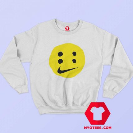 Funny Smile Nike Emoticons Unisex Sweatshirt