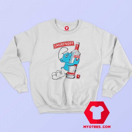 Funny The Smurfs parody Smurfnoff Sweatshirt