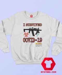 I Survived Covid 19 Supreme Travis Scott Sweatshirt