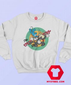 Itchy Scratchy Mouse Cat Krusty Clown Sweatshirt