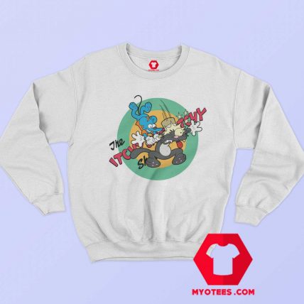 Itchy Scratchy Mouse Cat Krusty Clown Sweatshirt