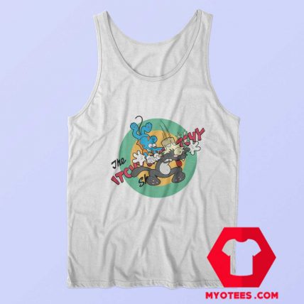 Itchy Scratchy Mouse Cat Krusty Clown Tank Top