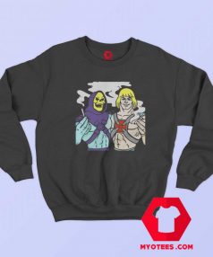 Skeletor Parody Weed Cannabis Smoking Sweatshirt