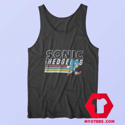 Sonic The Hedgehog Graphic Video Game Tank Top