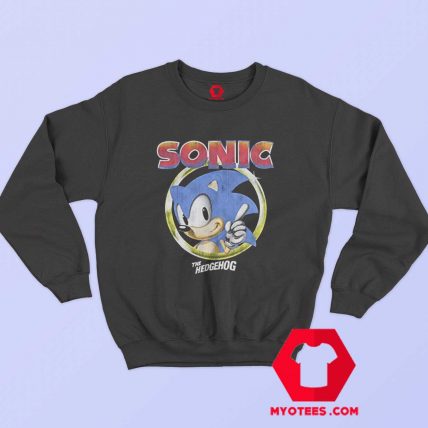 Sonic The Hedgehog Pointing Finger Sega Sweatshirt