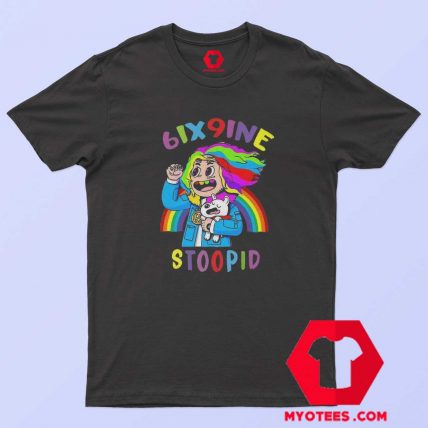 Tekashi 6ix9ine Rainbow Stoopid Rap Music T Shirt