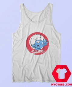 The Smurfs Smiling Circle Logo Image Tank Top